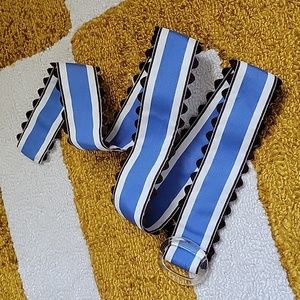 🤎 Brown & Blue Ribbon Belt